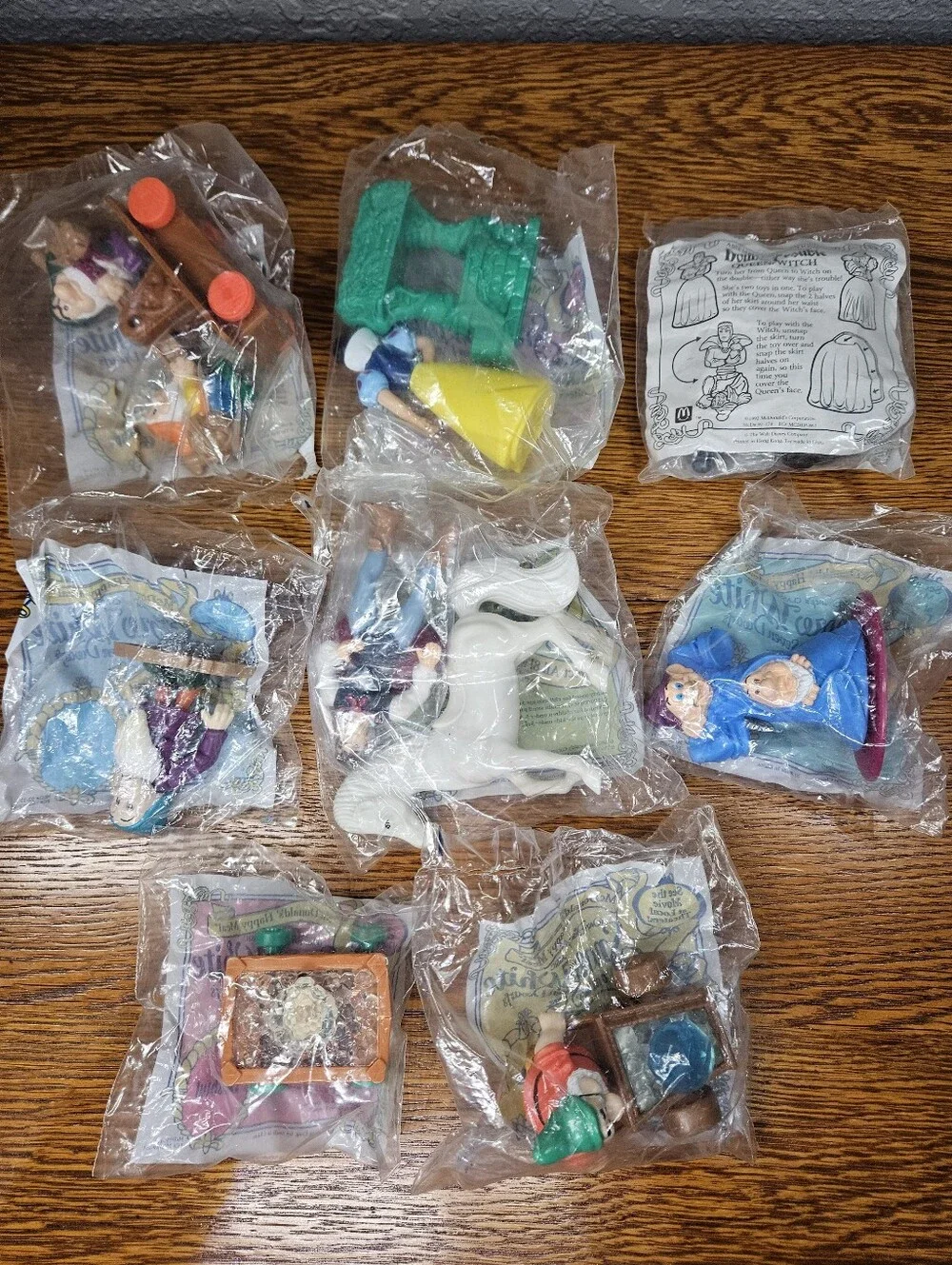McDonalds Snow White And The Seven Dwarfs Happy Meal Toys